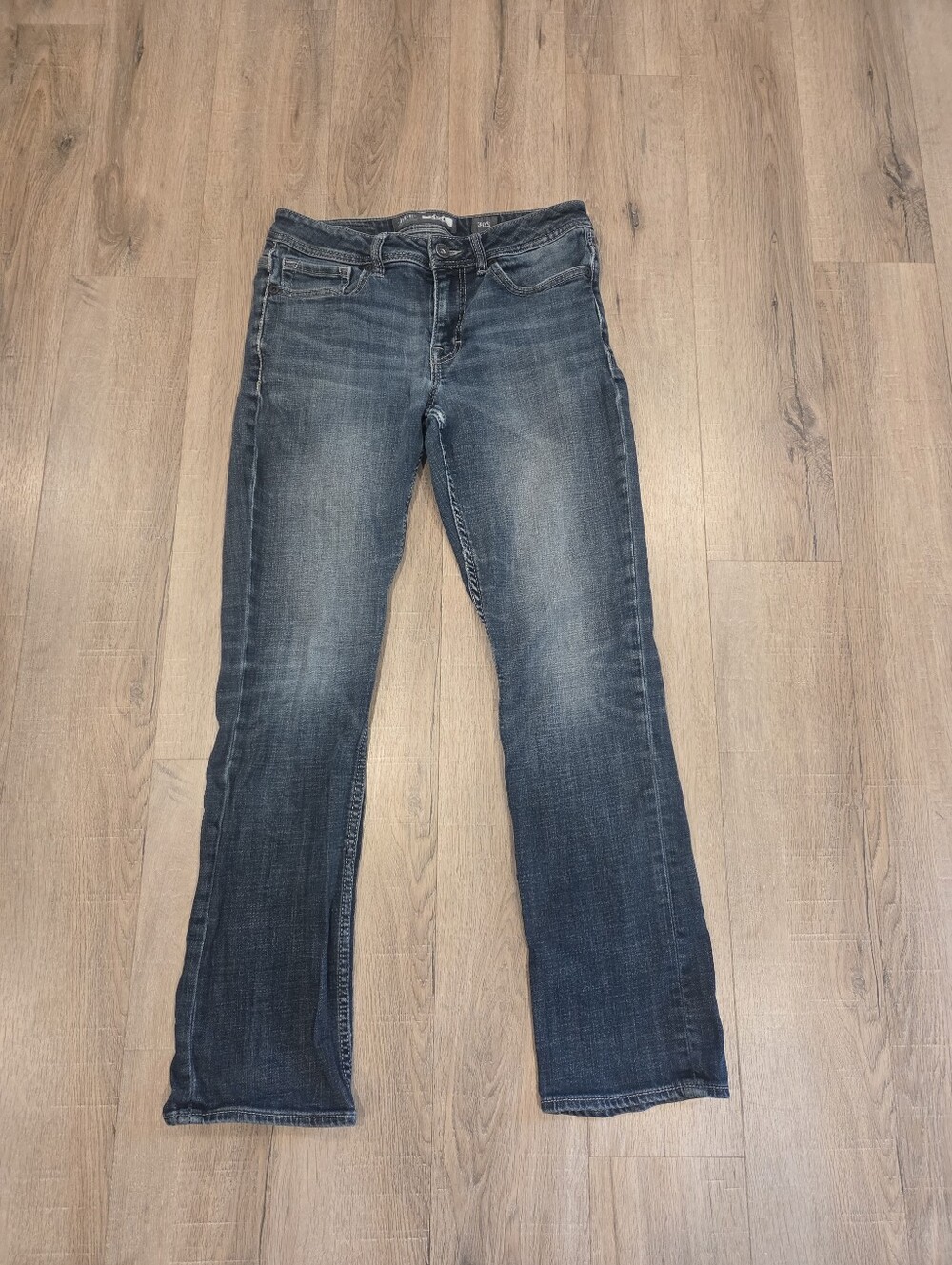 BKE Jeans Alec Mens 30×29 Blue Jeans Denim Straight Med Wash Stretch Pockets